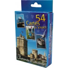 Jeu de 54 cartes charente maritime