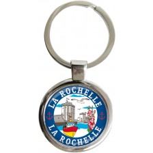 Porte clefs rond la rochelle