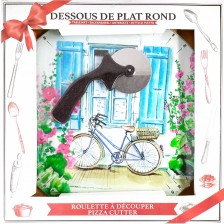 Dessous de plat avec roulette aquarelle