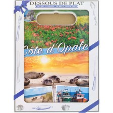 Dessous de plat ceramique avec anse